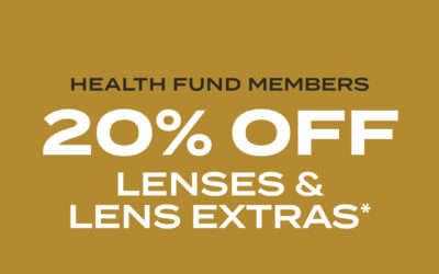 OPSM – Health fund members save with 20% off lenses and lens extras*