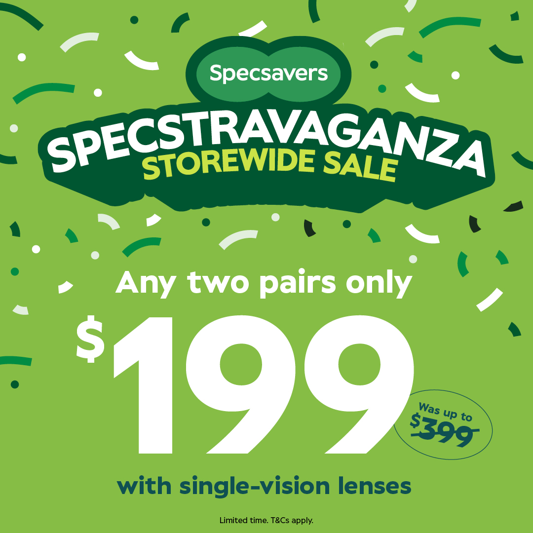 SPECSAVERS – Storewide Sale
