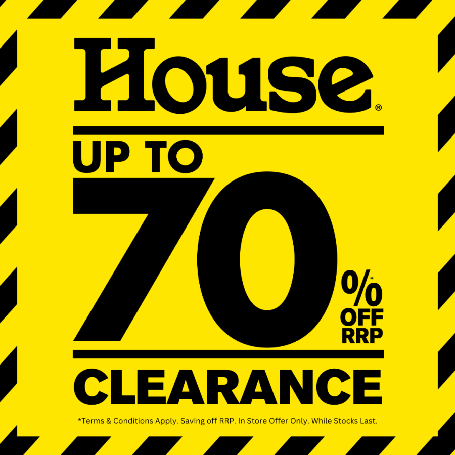 HOUSE – Clearance sale