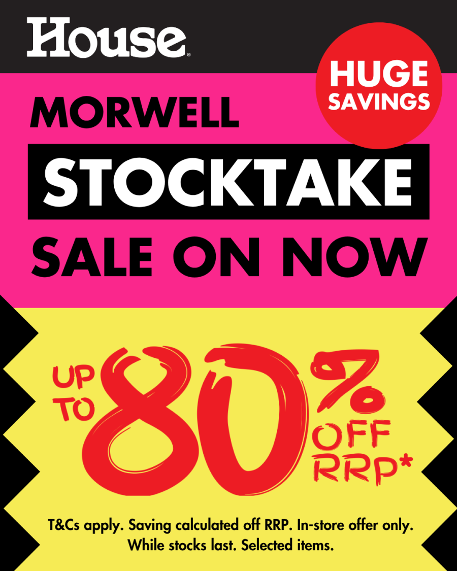 HOUSE – Stocktake Sale
