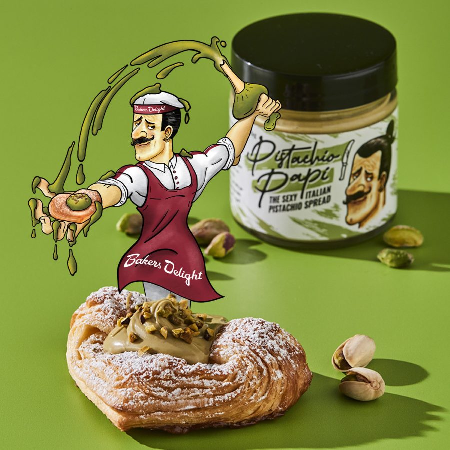 BAKERS DELIGHT – Pistachio Danish