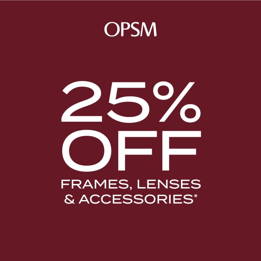 OPSM Enjoy 25% off