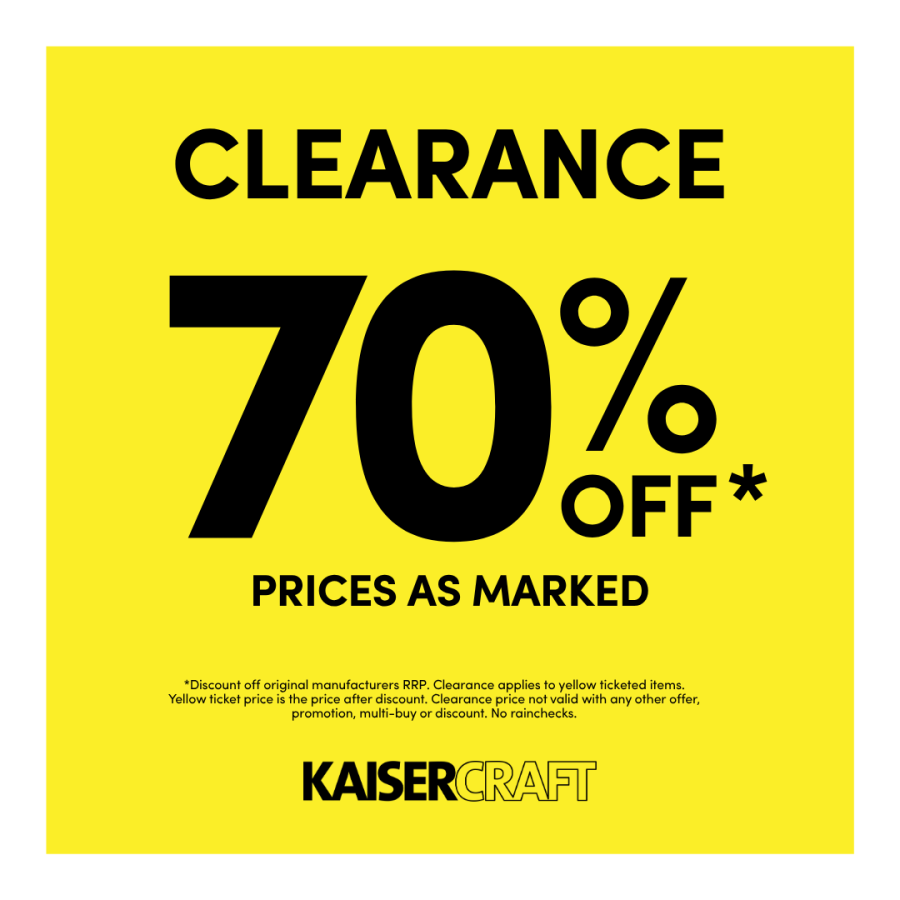 Clearance Sale + 70% off selected Kaiser branded products