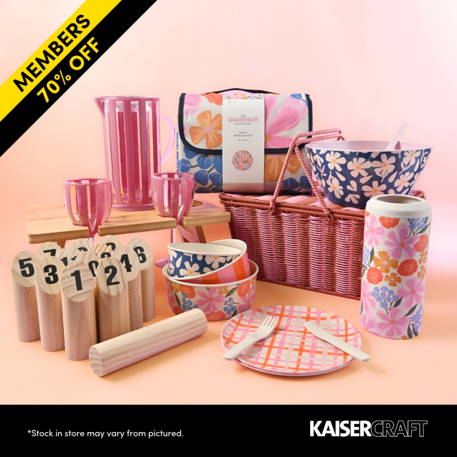 🛍️ KAISERCRAFT MEMBERS ONLY SALE – 70% OFF SELECTED RANGES! 🛍️
